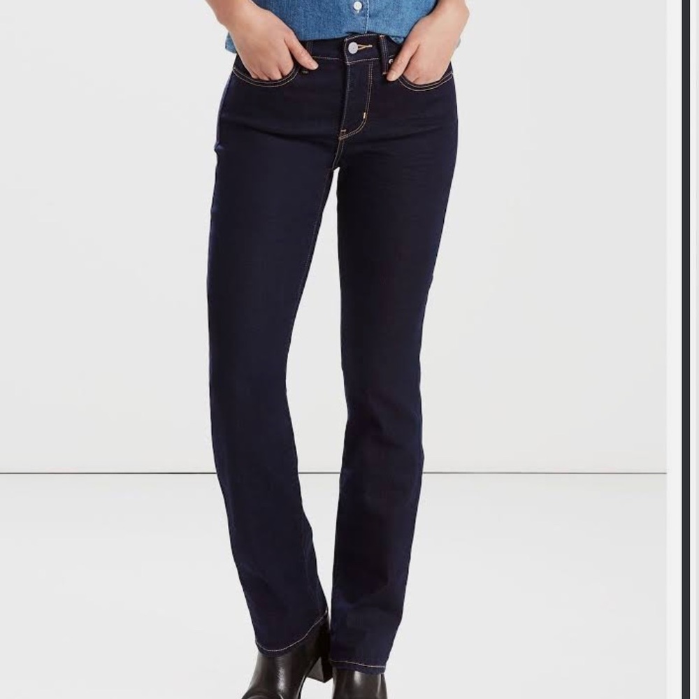 314 Shaping Straight Levi’s in Dark Blue